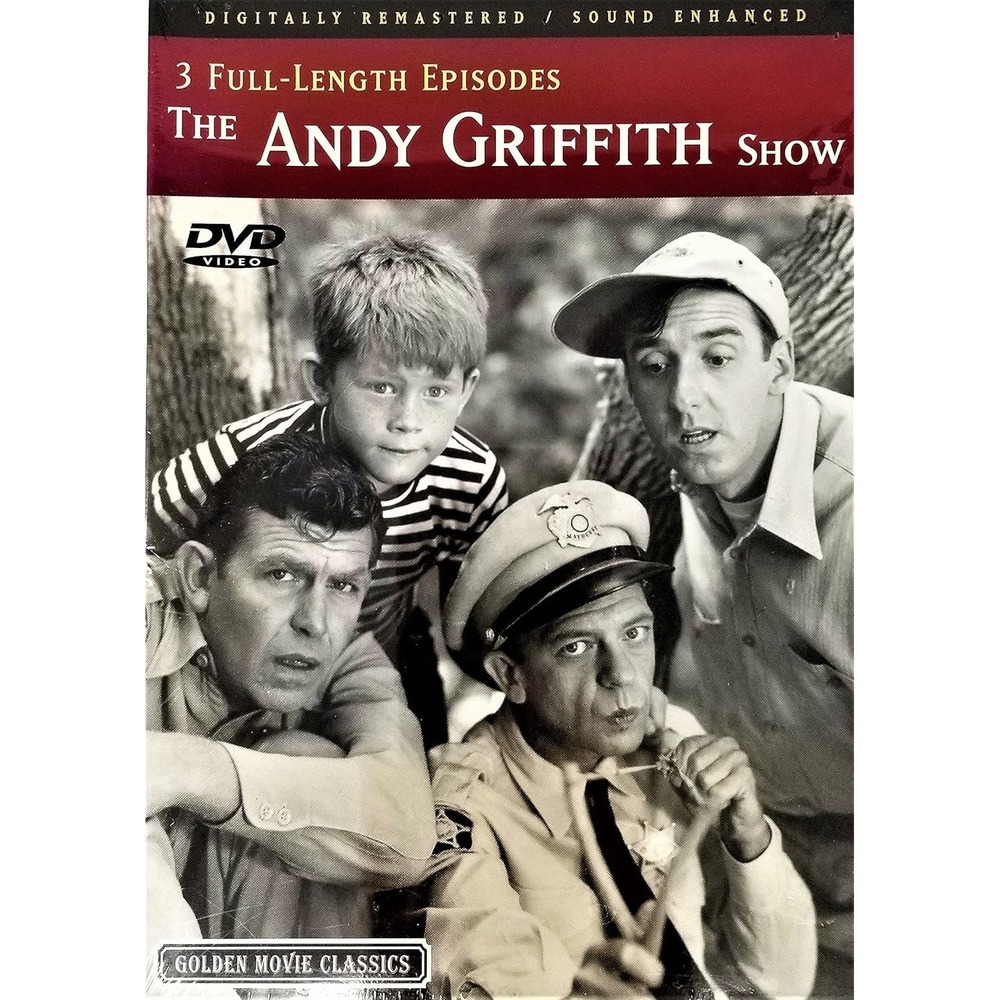 The Andy Griffith Show 3 Full Length Episodes DVD - Brand New & Sealed